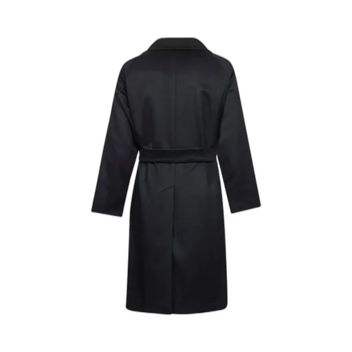 Wool Blend Wrap Coat