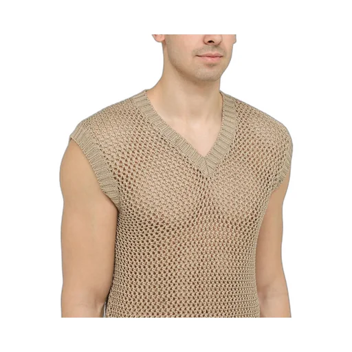 V-Neck Mesh Vest