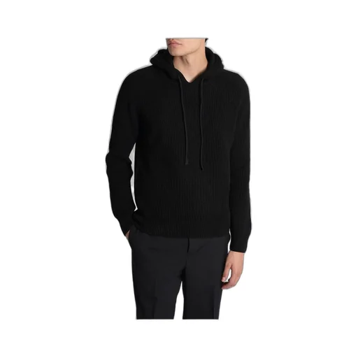 Ribbed Knit Hoodie