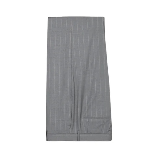 Double-Breasted Pinstripe Suit