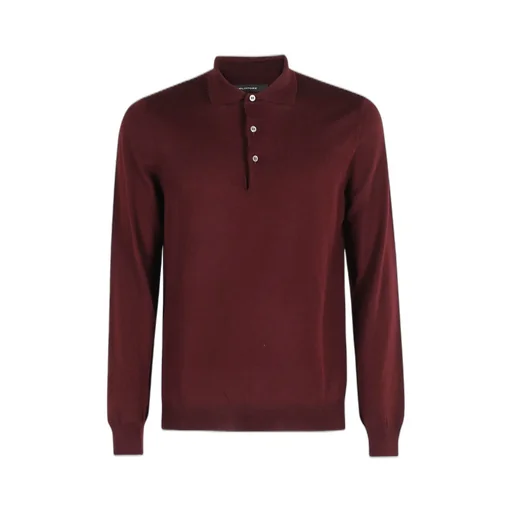 Long-Sleeved Polo Sweater