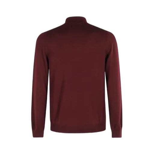 Long-Sleeved Polo Sweater