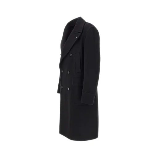 Double-Breasted Wool Coat