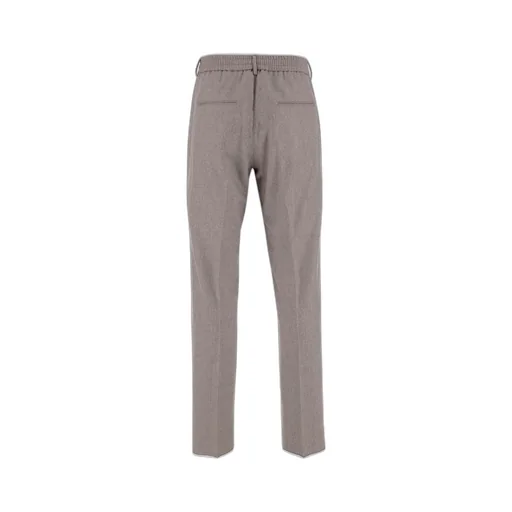 Pleated Trousers With Drawstring