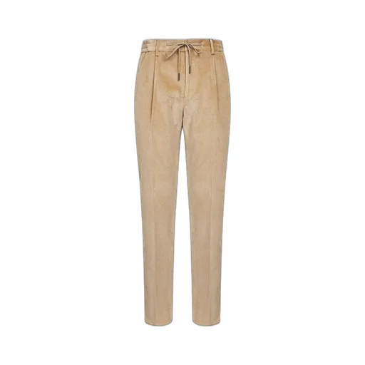 Pleated Corduroy Trousers