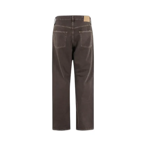 High-Waisted Straight-Leg Jeans