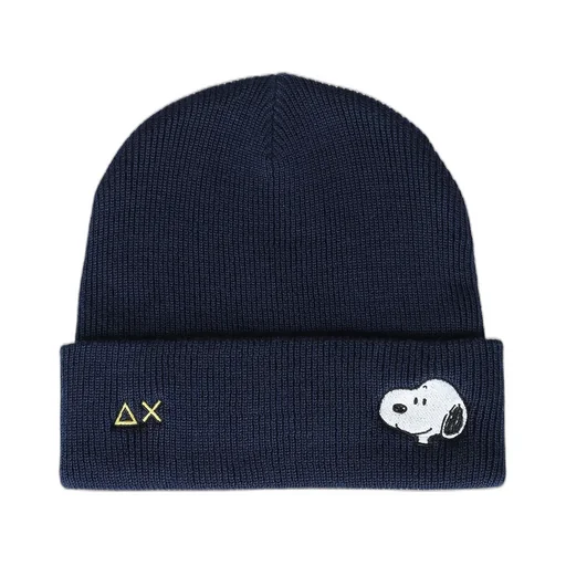 Beanie With Snoopy Patch