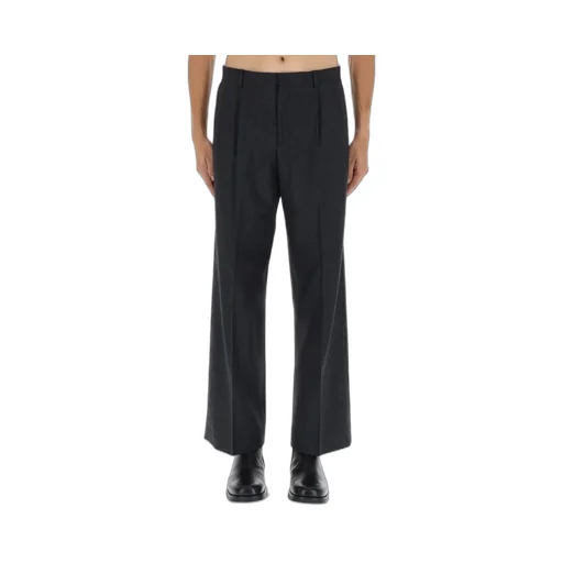 Pleated Wide-Leg Trousers