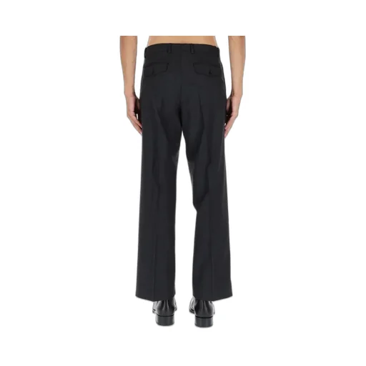 Pleated Wide-Leg Trousers