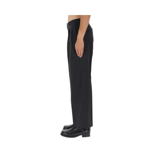 Pleated Wide-Leg Trousers
