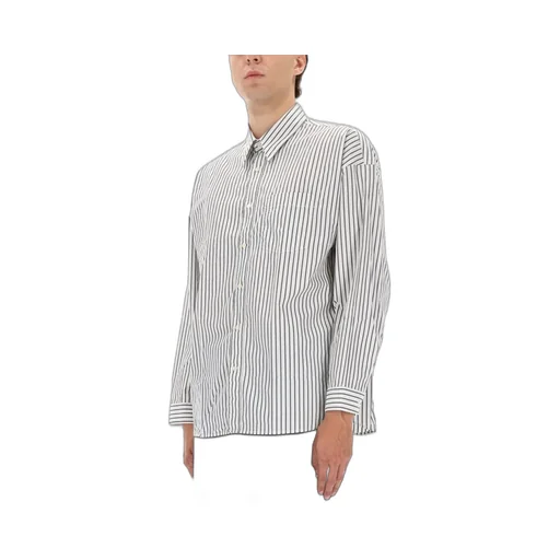 Striped Button-Down Shirt