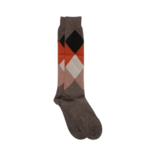Argyle Knee-High Socks