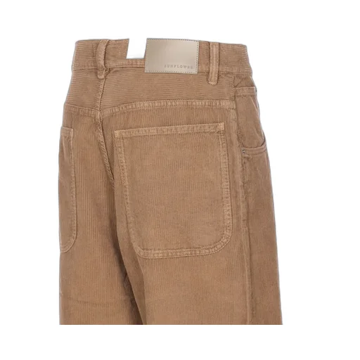 Wide-Leg Corduroy Trousers