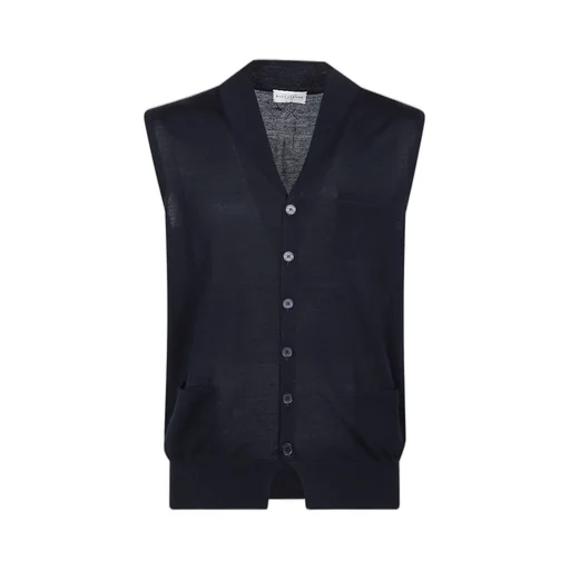 Sleeveless V-Neck Cardigan