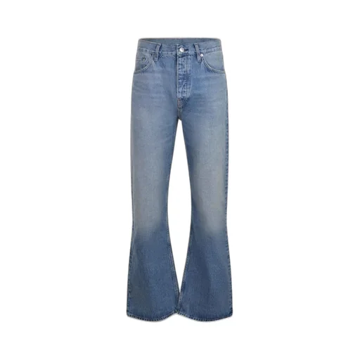 High-Waisted Flared Jeans