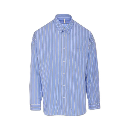 Striped Button-Down Shirt