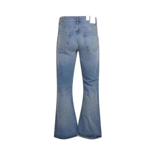 High-Waisted Flared Jeans