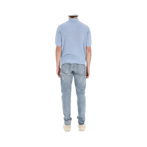 Short Sleeve Knit Polo Shirt
