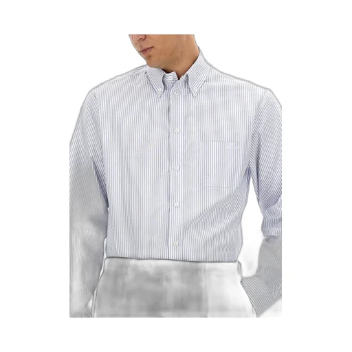 Striped Button-Down Shirt