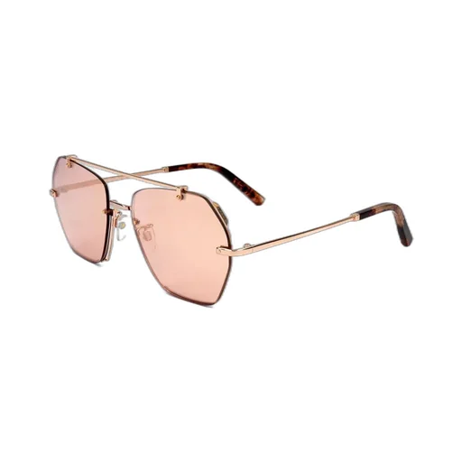 Hexagonal Frame Sunglasses