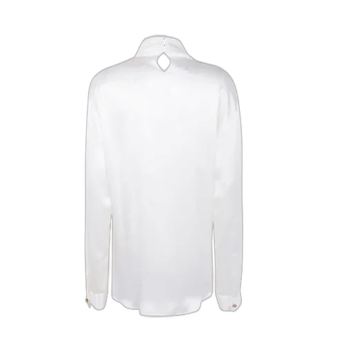Draped Silk Blouse
