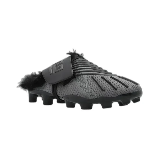 Football Boots With Fur Trim