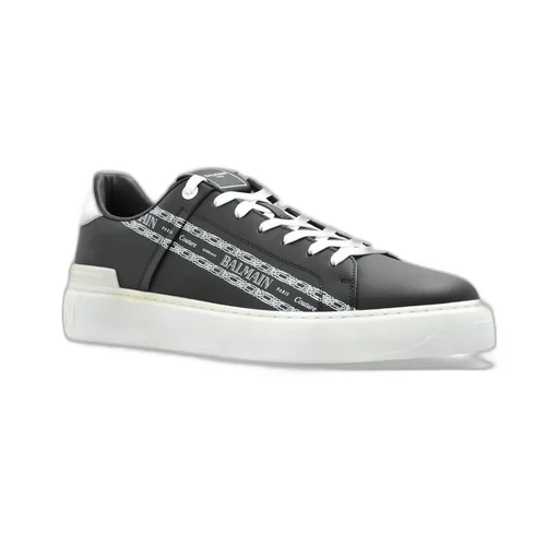 Low-Top Sneakers With Balmain Paris Couture Logo