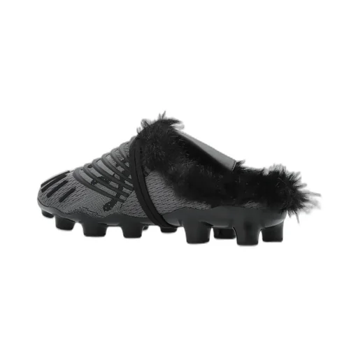 Football Boots With Fur Trim