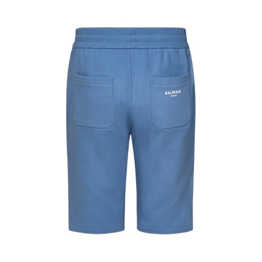 Logo Print Cotton Jersey Shorts