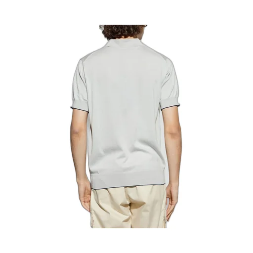 Short-Sleeve Knit Polo Shirt