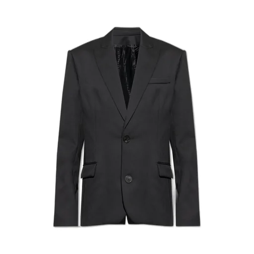 Single-Breasted Wool Blazer