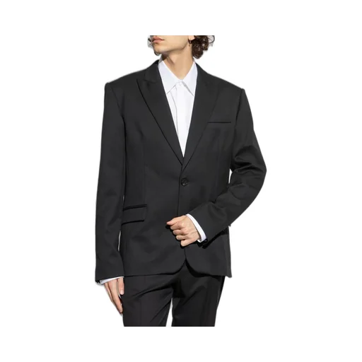 Single-Breasted Wool Blazer