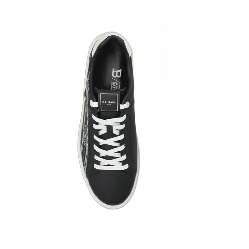 Low-Top Sneakers With Balmain Paris Couture Logo