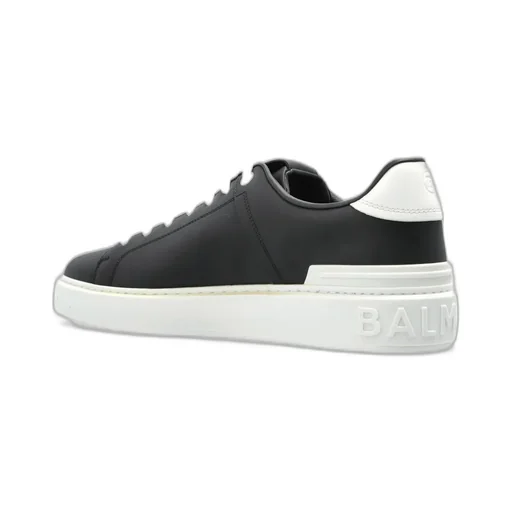 Low-Top Sneakers With Balmain Paris Couture Logo