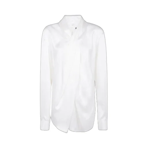 Draped Silk Blouse