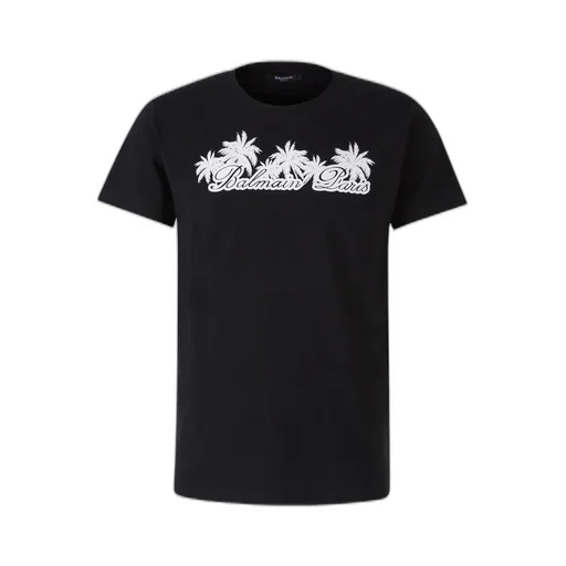 T-Shirt With Palm Tree Print