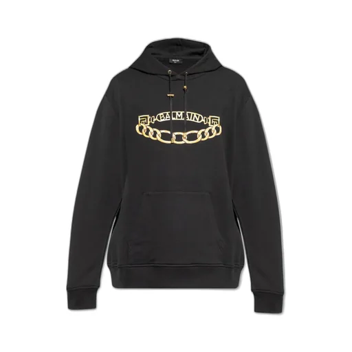 Hoodie With Chain Print