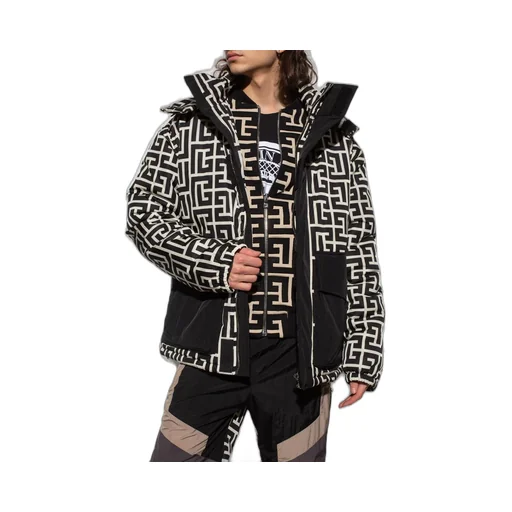 Logo Print Puffer Jacket