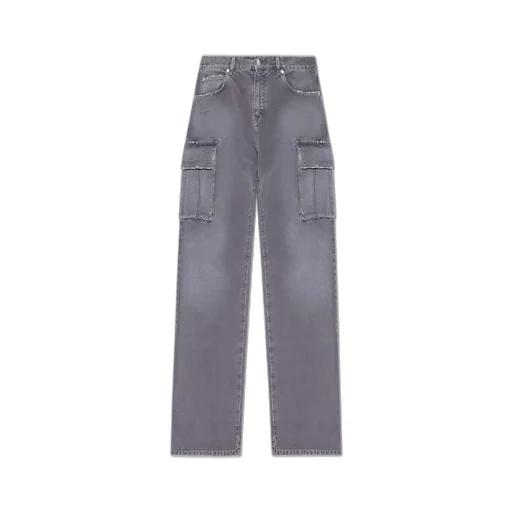 High-Waisted Straight-Leg Trousers