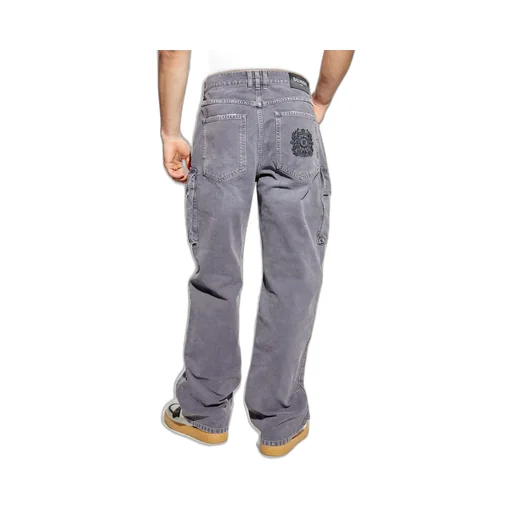 High-Waisted Straight-Leg Trousers