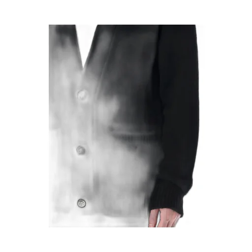 Cardigan With Balmain Paris Logo