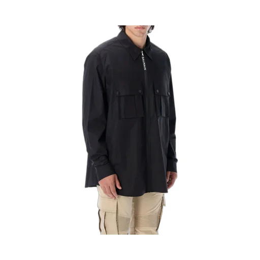 Zip-Up Shirt Jacket