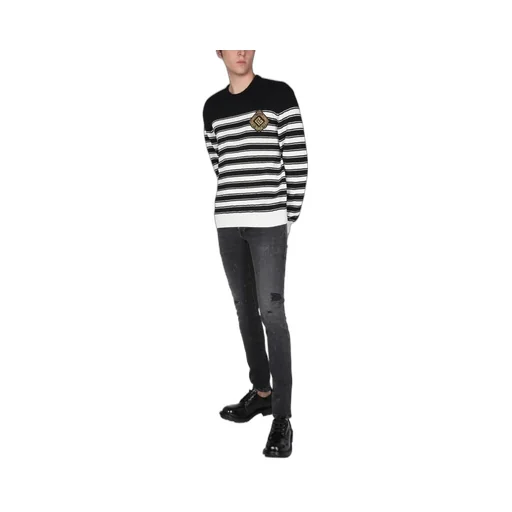 Striped Crewneck Sweater