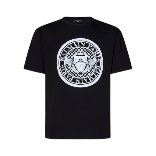 T-Shirt With Balmain Paris Logo