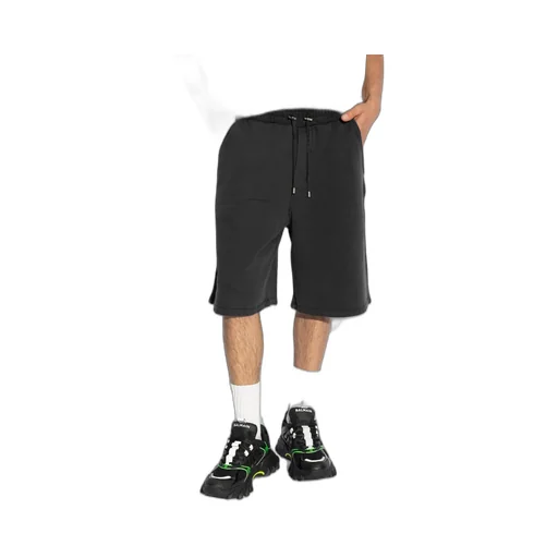 Logo Print Cotton Jersey Shorts