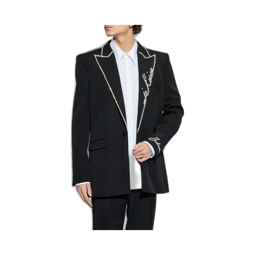 Embellished Lapel Blazer