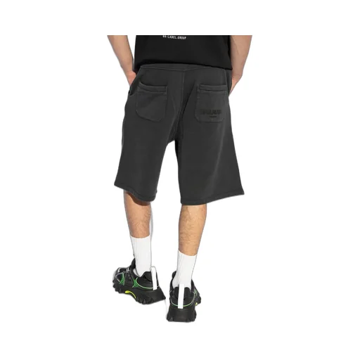 Logo Print Cotton Jersey Shorts