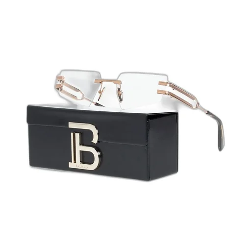 Rimless Rectangular Sunglasses