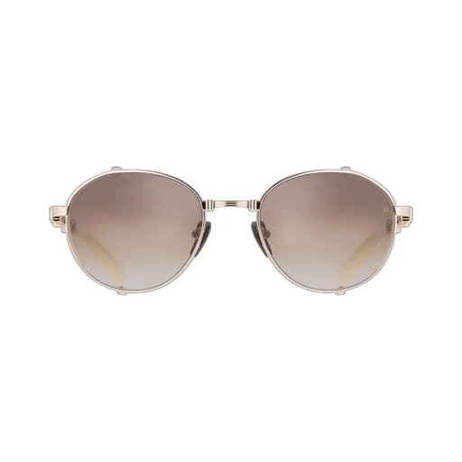 Round Sunglasses With Side Shields