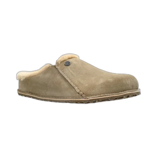 Suede Shearling Lined Clogs